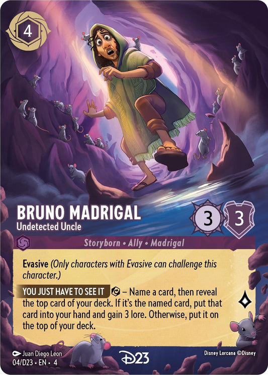 Image for Bruno Madrigal - Undetected Uncle (4) (D23 Promos) - Disney Lorcana