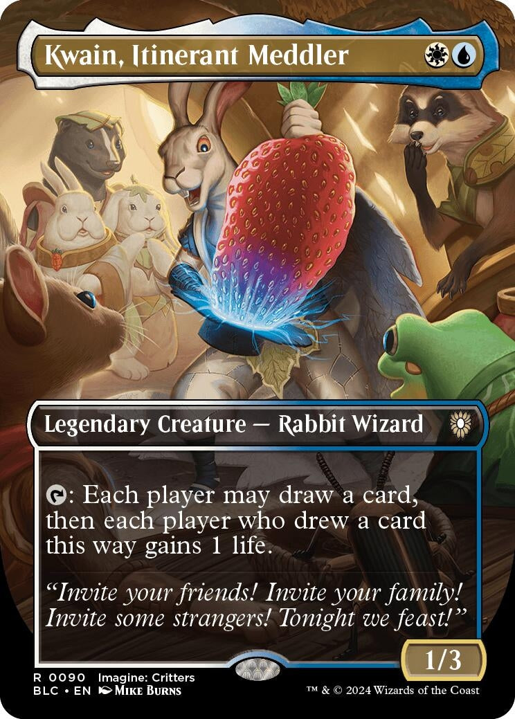 Image for Kwain, Itinerant Meddler (Borderless) (90) (Commander: Bloomburrow) - Magic: The Gathering