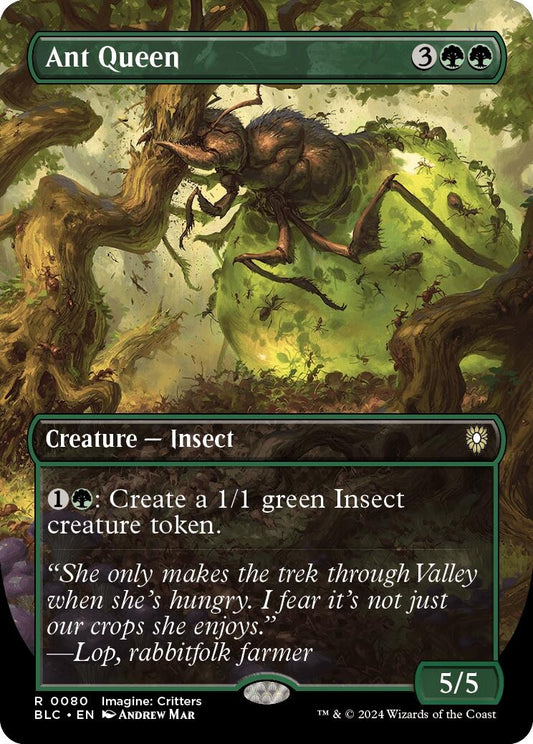 Image for Ant Queen (Borderless) (80) (Commander: Bloomburrow) - Magic: The Gathering