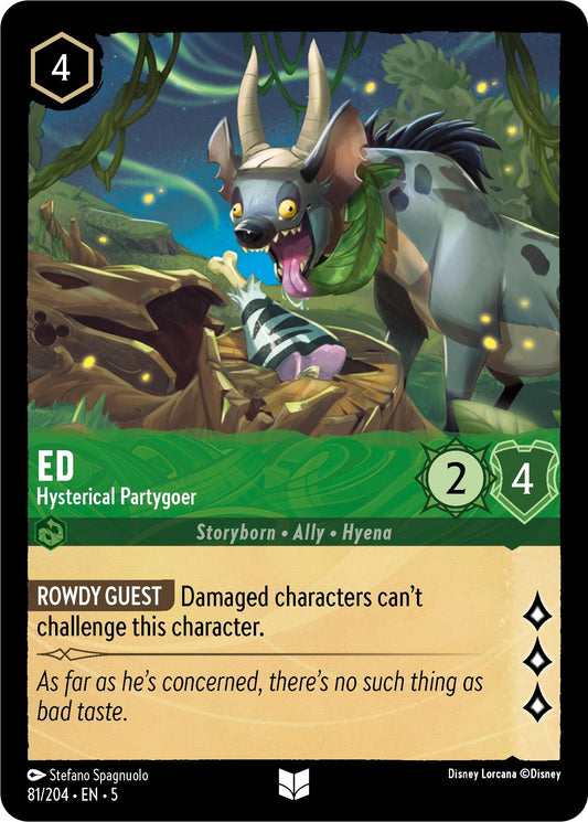 Image for Ed - Hysterical Partygoer (81/204) (Shimmering Skies) - Disney Lorcana