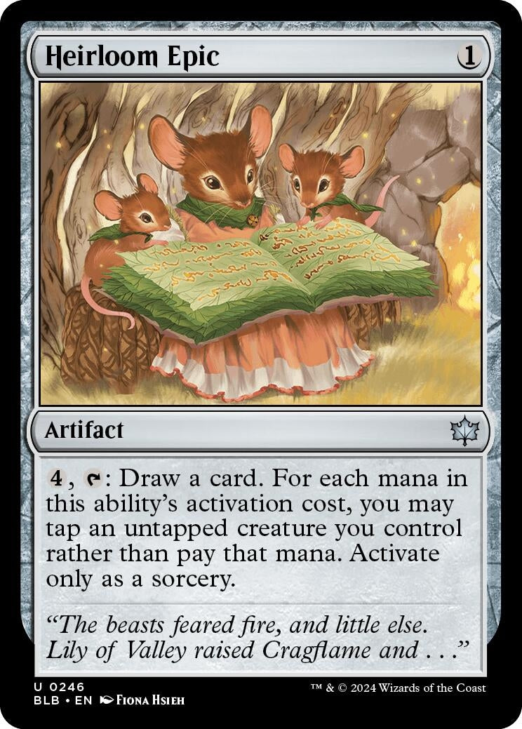 Image for Heirloom Epic (246) (Bloomburrow) - Magic: The Gathering