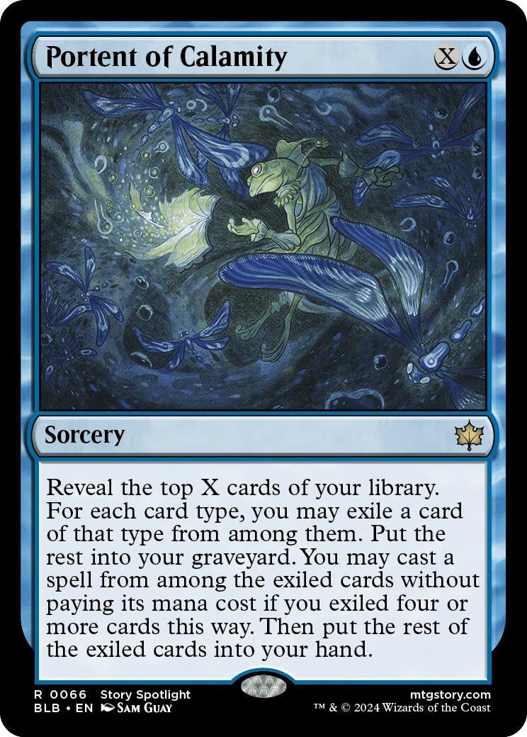 Image for Portent of Calamity (66) (Bloomburrow) - Magic: The Gathering
