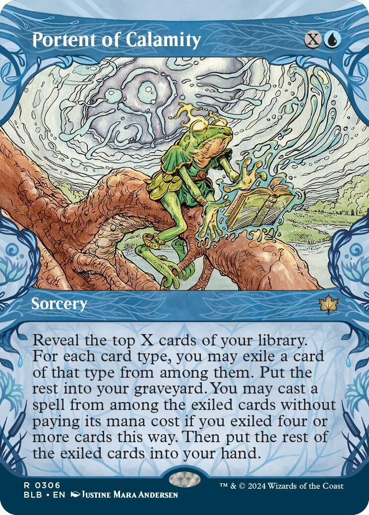Image for Portent of Calamity (Showcase) (306) (Bloomburrow) - Magic: The Gathering