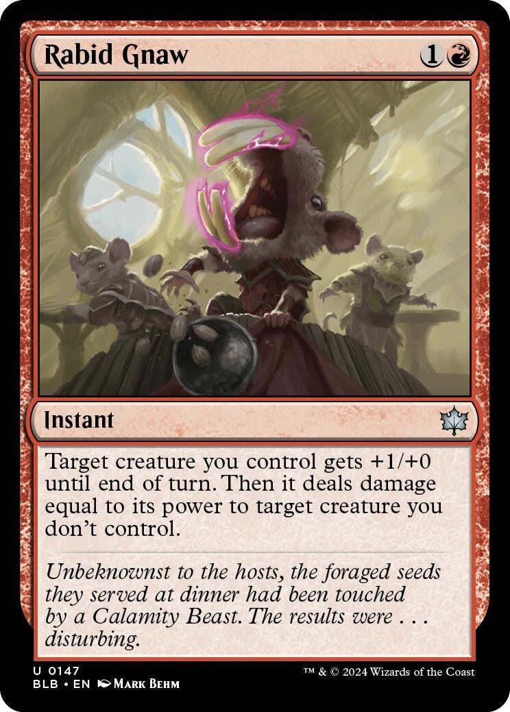 Image for Rabid Gnaw (147) (Bloomburrow) - Magic: The Gathering
