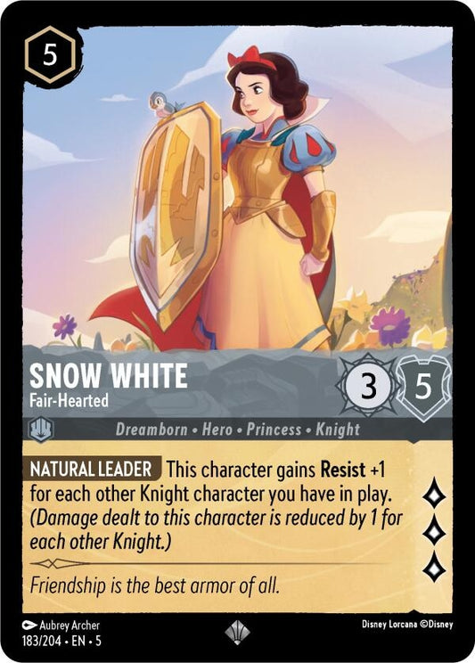 Image for Snow White - Fair-Hearted (183/204) (Shimmering Skies) - Disney Lorcana