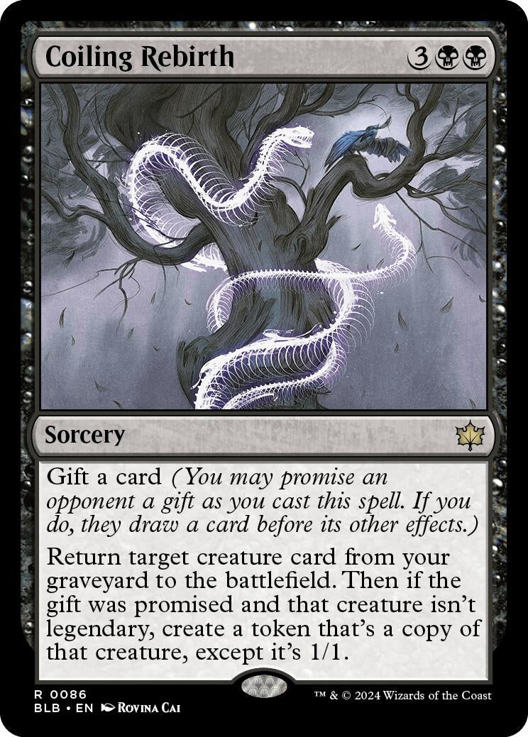 Image for Coiling Rebirth (86) (Bloomburrow) - Magic: The Gathering