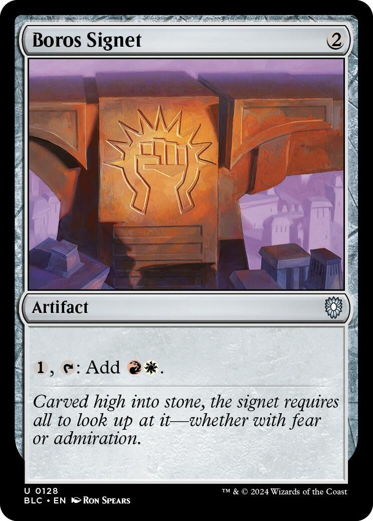 Image for Boros Signet (128) (Commander: Bloomburrow) - Magic: The Gathering