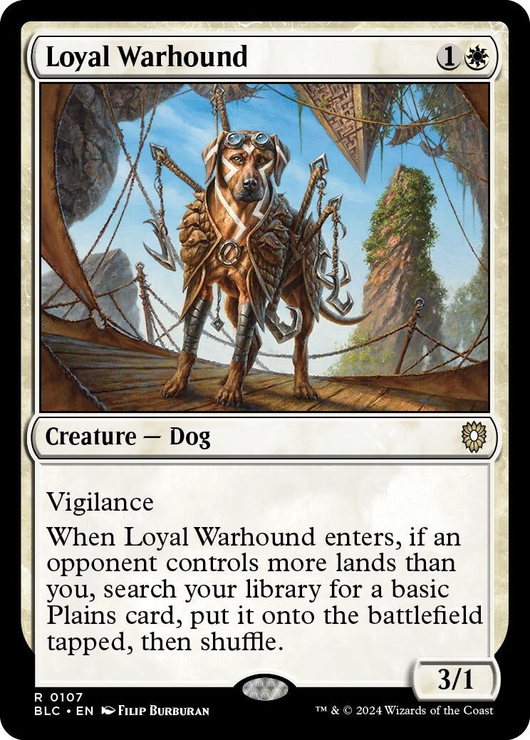 Image for Loyal Warhound (107) (Commander: Bloomburrow) - Magic: The Gathering