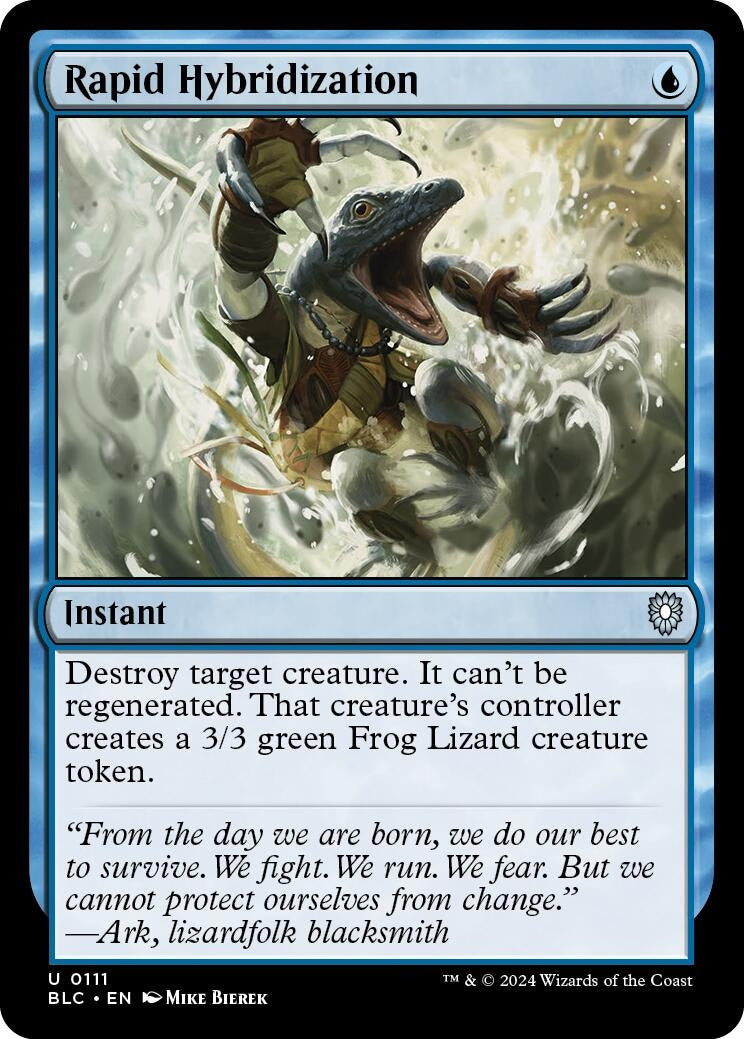 Image for Rapid Hybridization (111) (Commander: Bloomburrow) - Magic: The Gathering