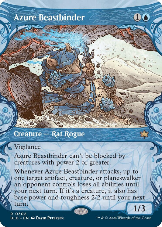 Image for Azure Beastbinder (Showcase) (302) (Bloomburrow) - Magic: The Gathering
