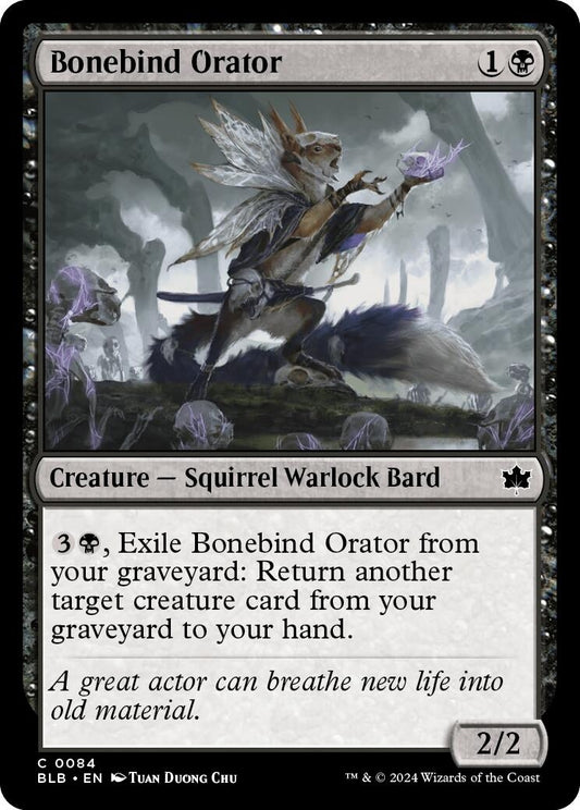 Image for Bonebind Orator (84) (Bloomburrow) - Magic: The Gathering