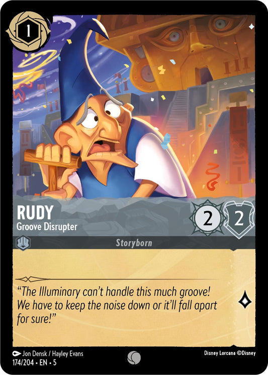 Image for Rudy - Groove Disrupter (174/204) (Shimmering Skies) - Disney Lorcana