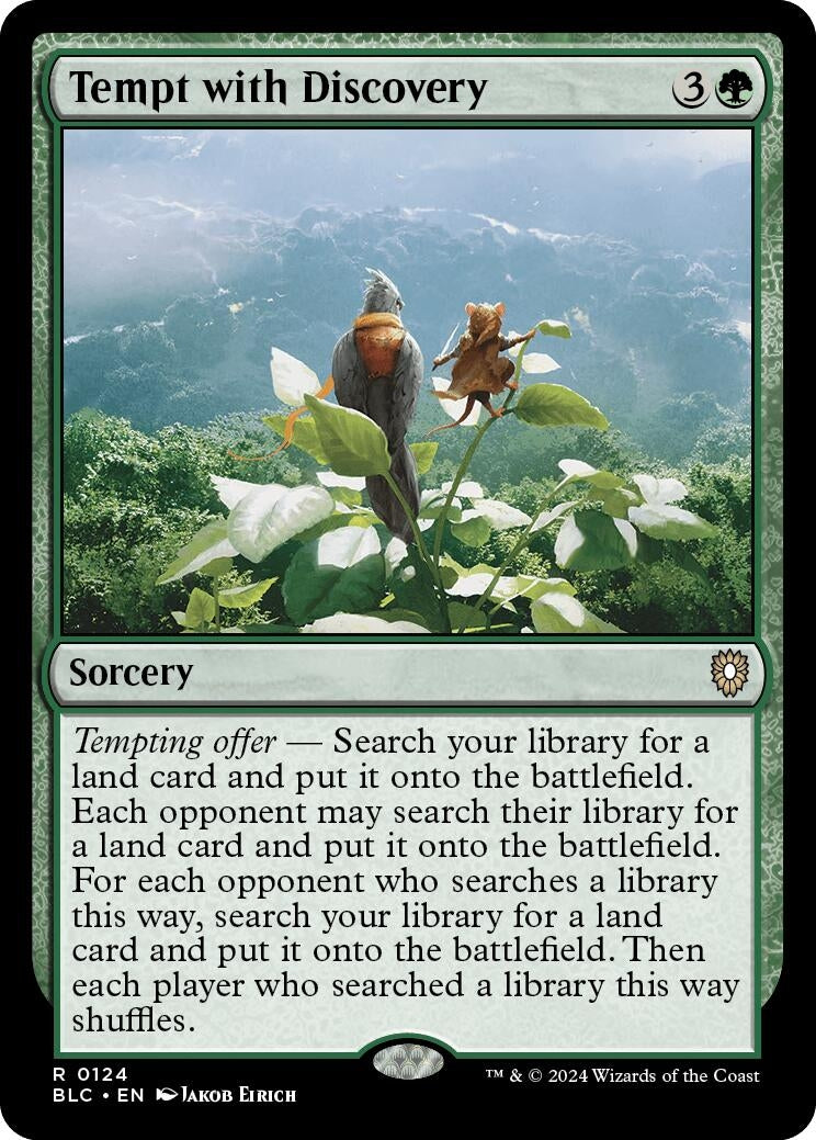 Image for Tempt with Discovery (124) (Commander: Bloomburrow) - Magic: The Gathering