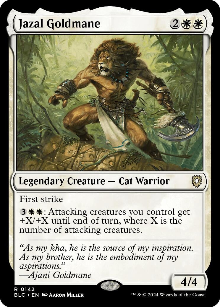 Image for Jazal Goldmane (142) (Commander: Bloomburrow) - Magic: The Gathering