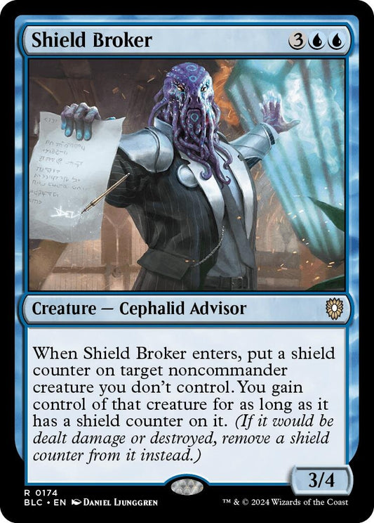 Image for Shield Broker (174) (Commander: Bloomburrow) - Magic: The Gathering