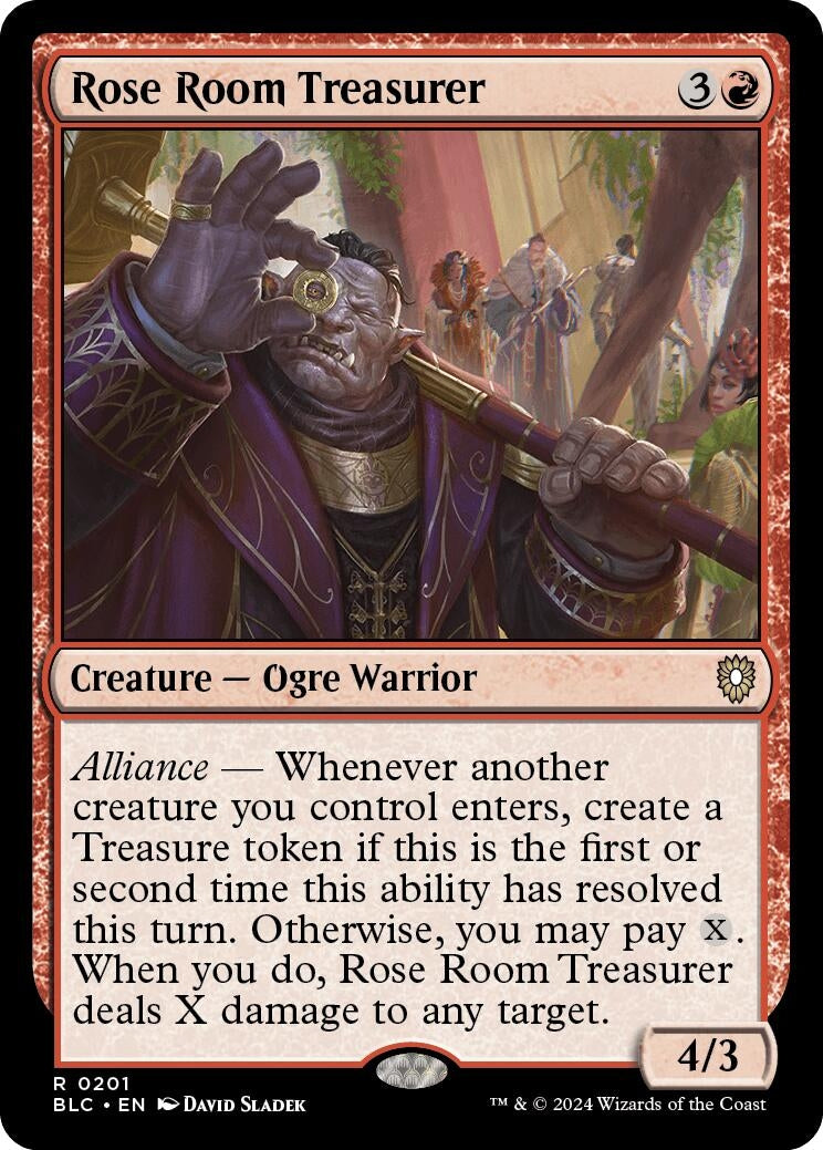 Image for Rose Room Treasurer (201) (Commander: Bloomburrow) - Magic: The Gathering