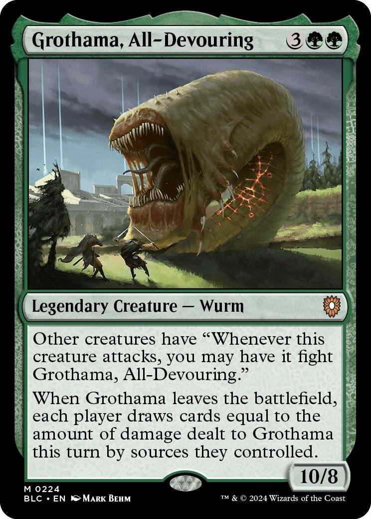 Image for Grothama, All-Devouring (224) (Commander: Bloomburrow) - Magic: The Gathering