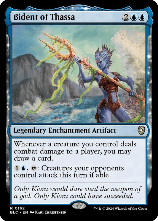 Image for Bident of Thassa (162) (Commander: Bloomburrow) - Magic: The Gathering