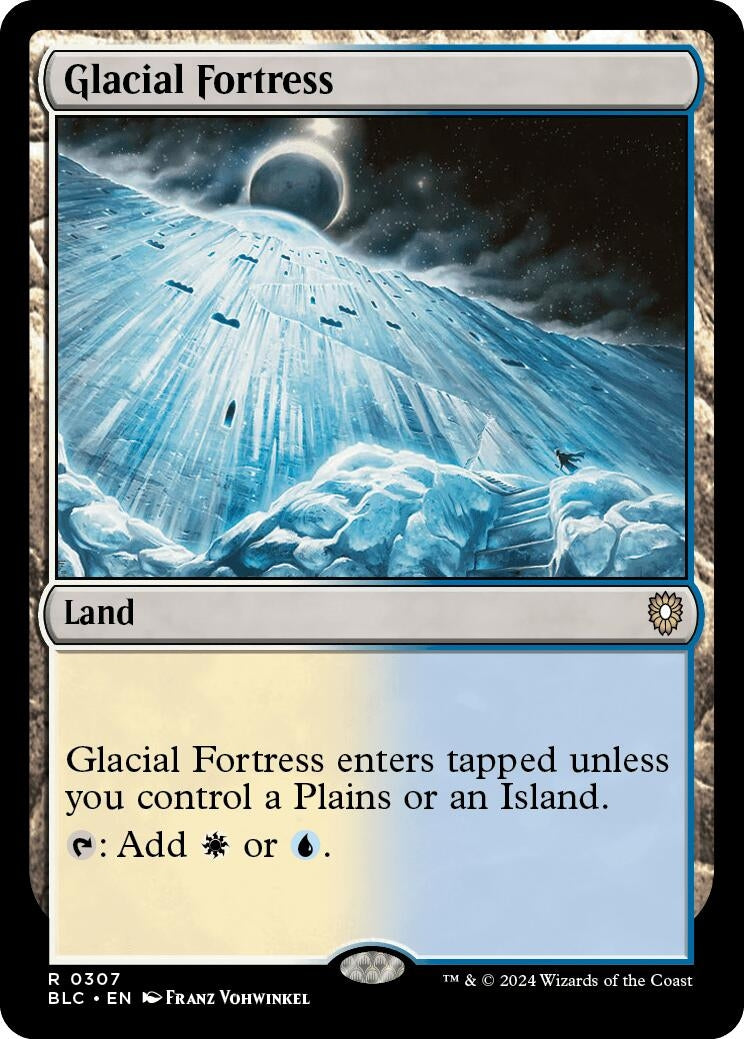 Image for Glacial Fortress (307) (Commander: Bloomburrow) - Magic: The Gathering