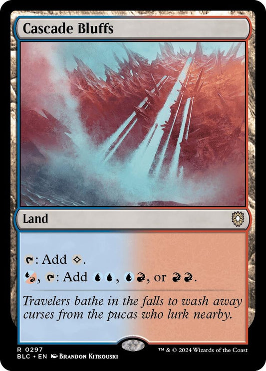 Image for Cascade Bluffs (297) (Commander: Bloomburrow) - Magic: The Gathering