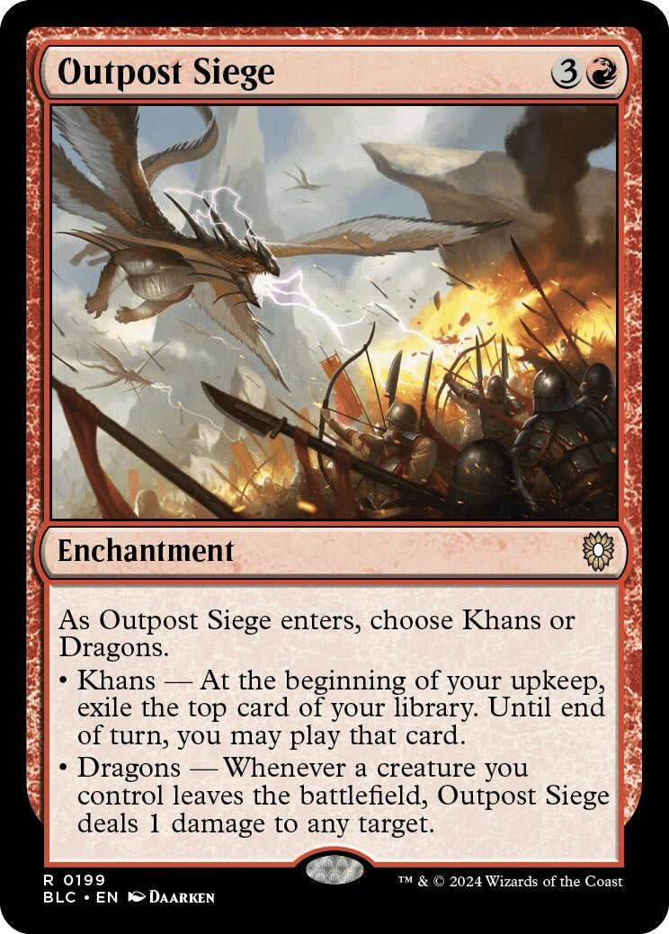 Image for Outpost Siege (199) (Commander: Bloomburrow) - Magic: The Gathering