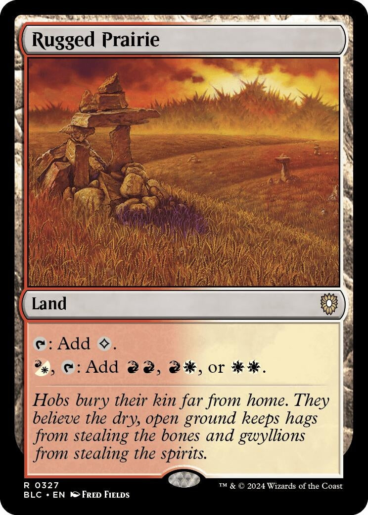 Image for Rugged Prairie (327) (Commander: Bloomburrow) - Magic: The Gathering