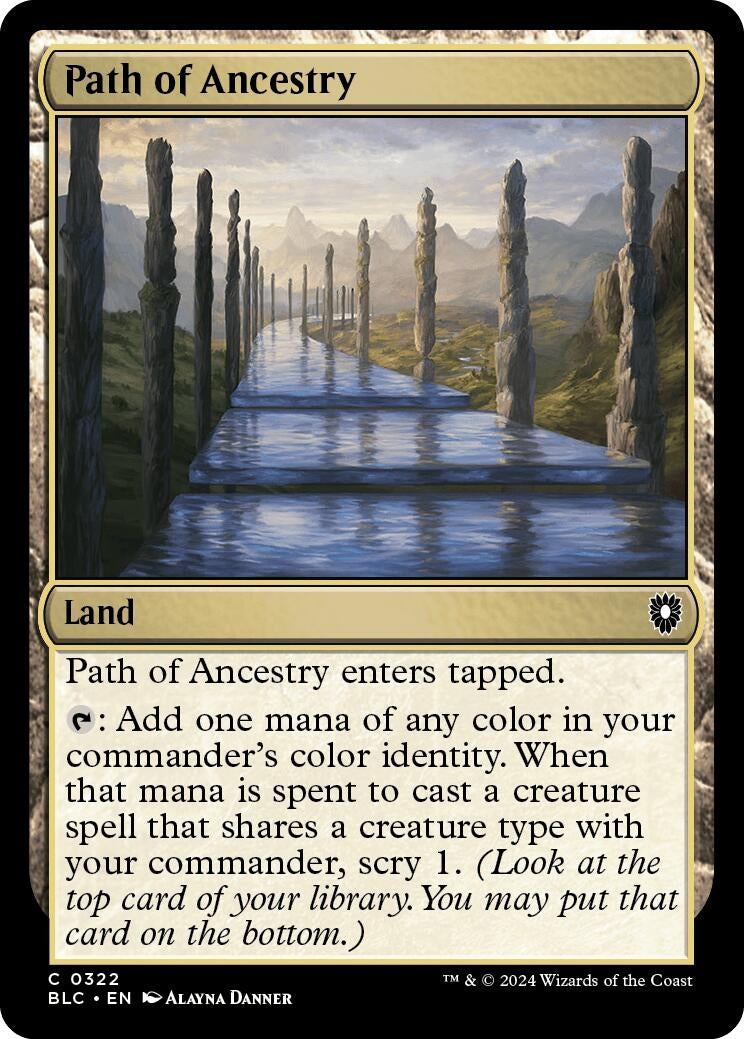 Image for Path of Ancestry (322) (Commander: Bloomburrow) - Magic: The Gathering