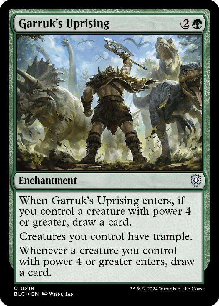 Image for Garruk's Uprising (219) (Commander: Bloomburrow) - Magic: The Gathering