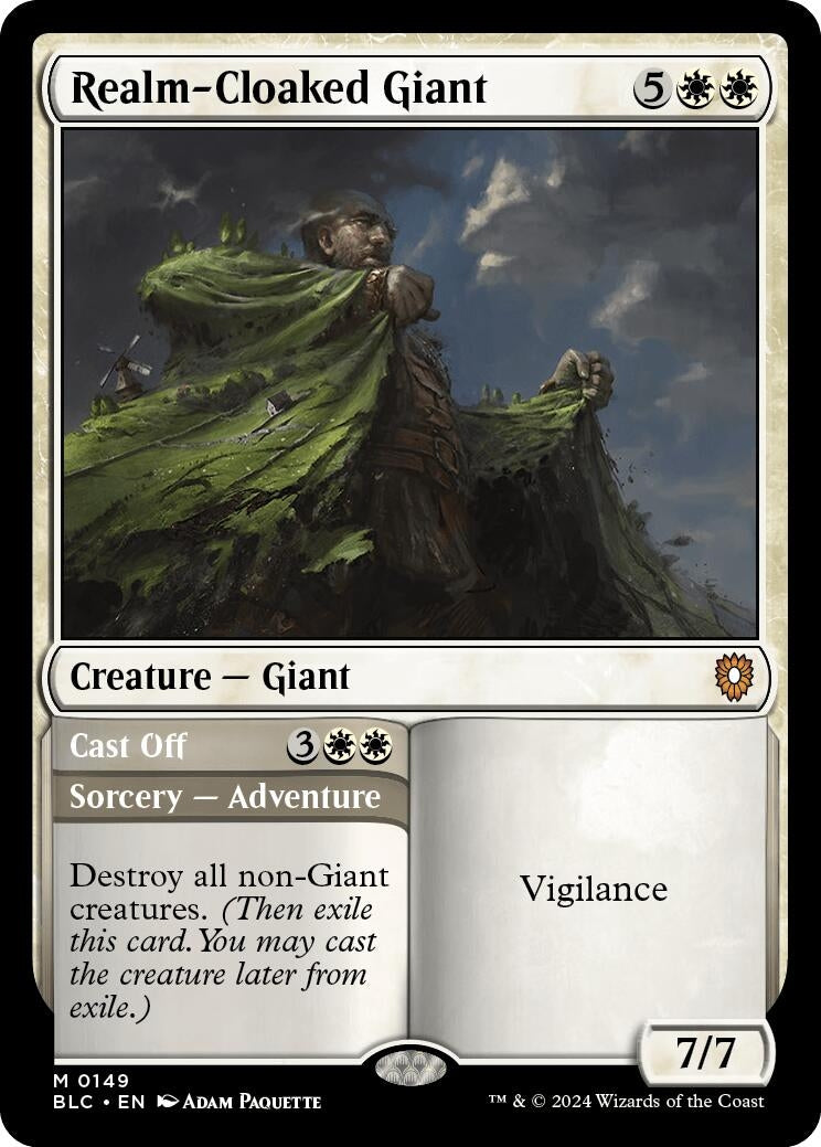 Image for Realm-Cloaked Giant (149) (Commander: Bloomburrow) - Magic: The Gathering