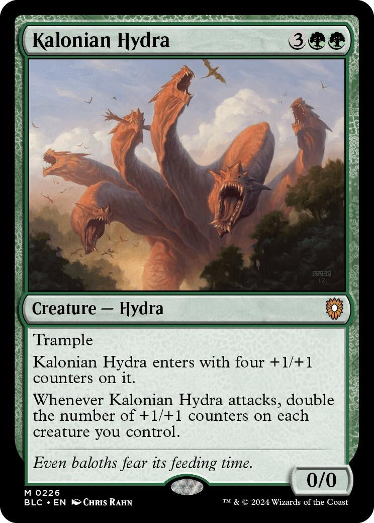 Image for Kalonian Hydra (226) (Commander: Bloomburrow) - Magic: The Gathering