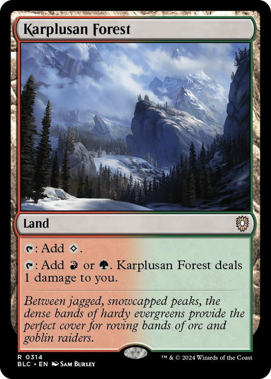Image for Karplusan Forest (314) (Commander: Bloomburrow) - Magic: The Gathering