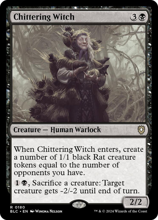 Image for Chittering Witch (180) (Commander: Bloomburrow) - Magic: The Gathering