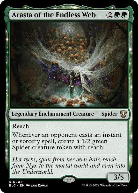 Image for Arasta of the Endless Web (205) (Commander: Bloomburrow) - Magic: The Gathering