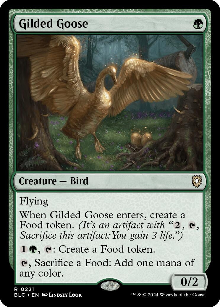 Image for Gilded Goose (221) (Commander: Bloomburrow) - Magic: The Gathering