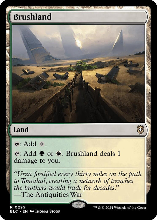Image for Brushland (295) (Commander: Bloomburrow) - Magic: The Gathering