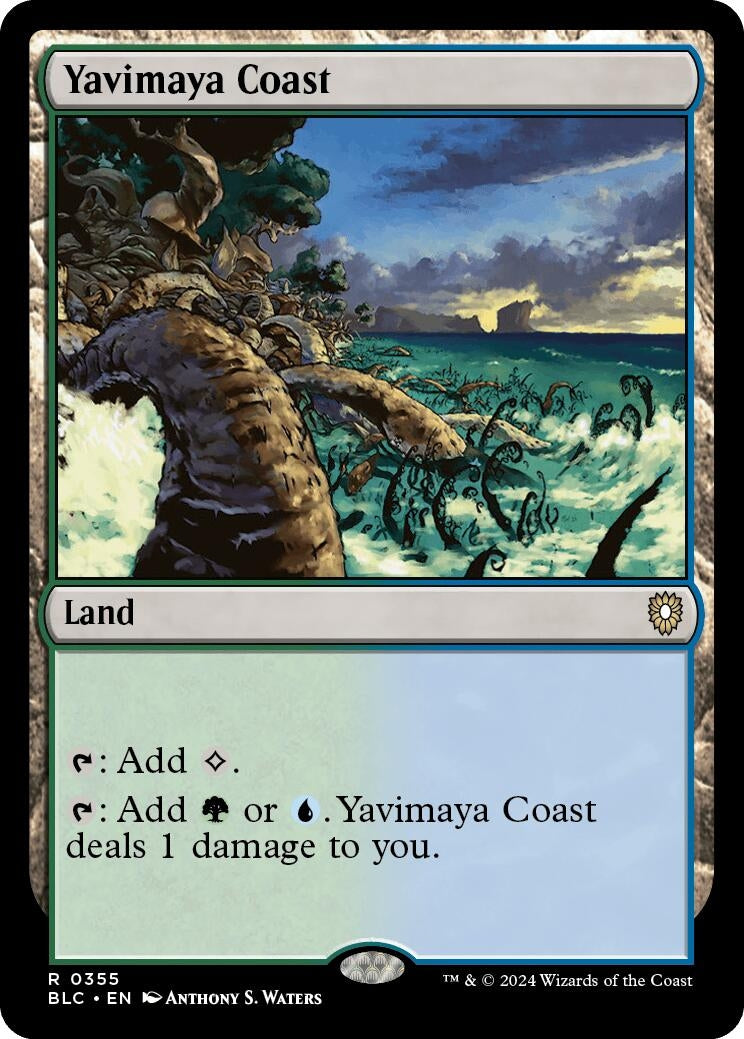 Image for Yavimaya Coast (355) (Commander: Bloomburrow) - Magic: The Gathering