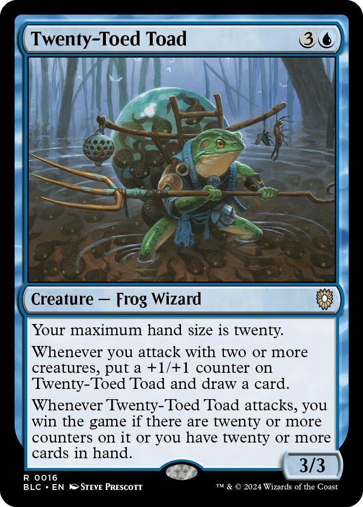 Image for Twenty-Toed Toad (16) (Commander: Bloomburrow) - Magic: The Gathering