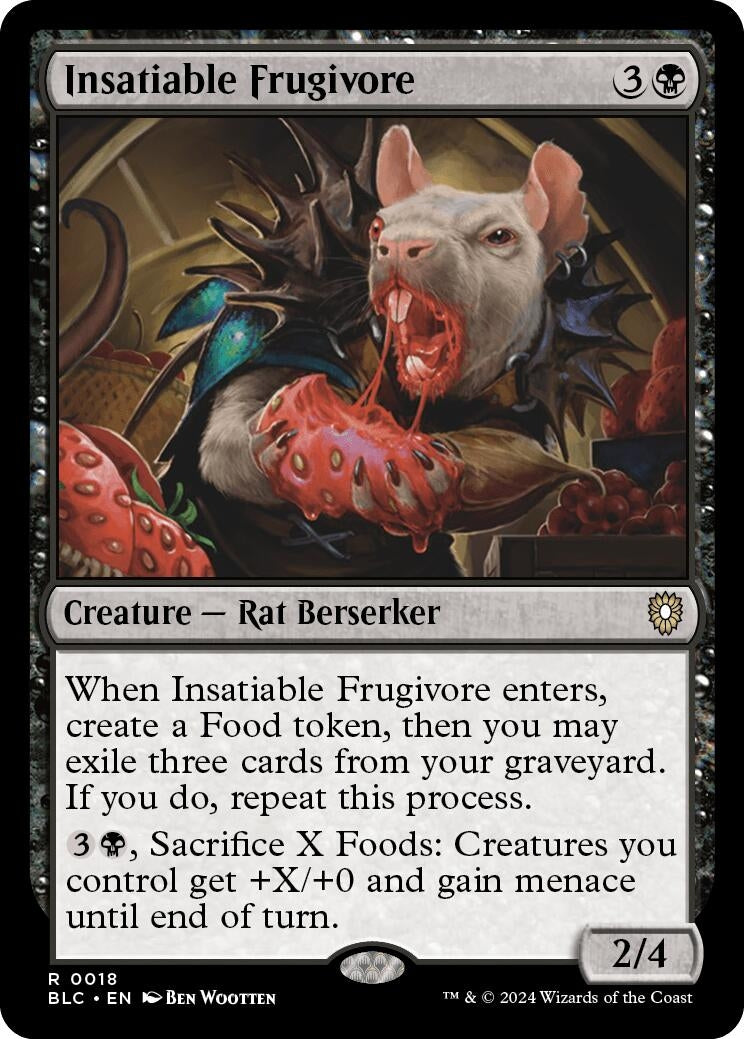 Image for Insatiable Frugivore (18) (Commander: Bloomburrow) - Magic: The Gathering