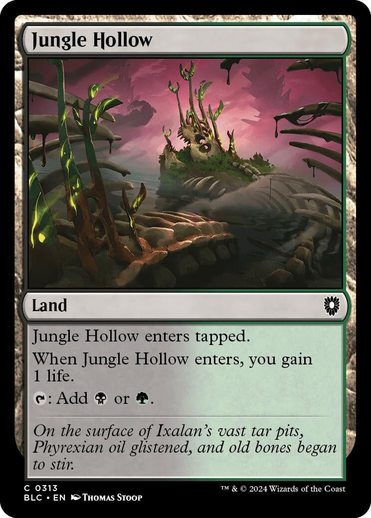 Image for Jungle Hollow (313) (Commander: Bloomburrow) - Magic: The Gathering