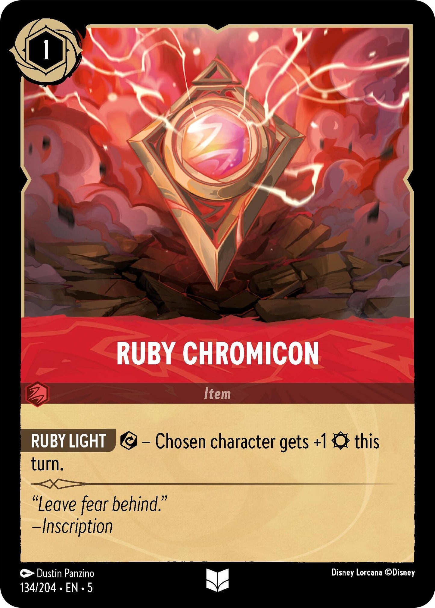 Image for Ruby Chromicon (134/204) (Shimmering Skies) - Disney Lorcana