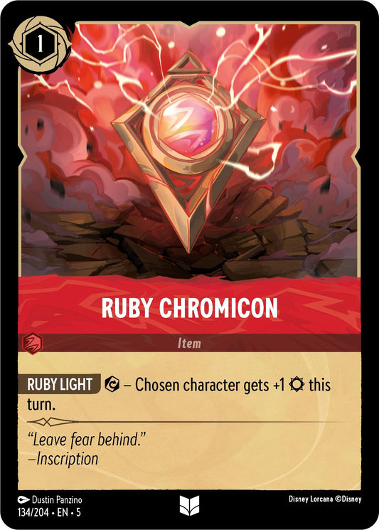 Image for Ruby Chromicon (134/204) (Shimmering Skies) - Disney Lorcana