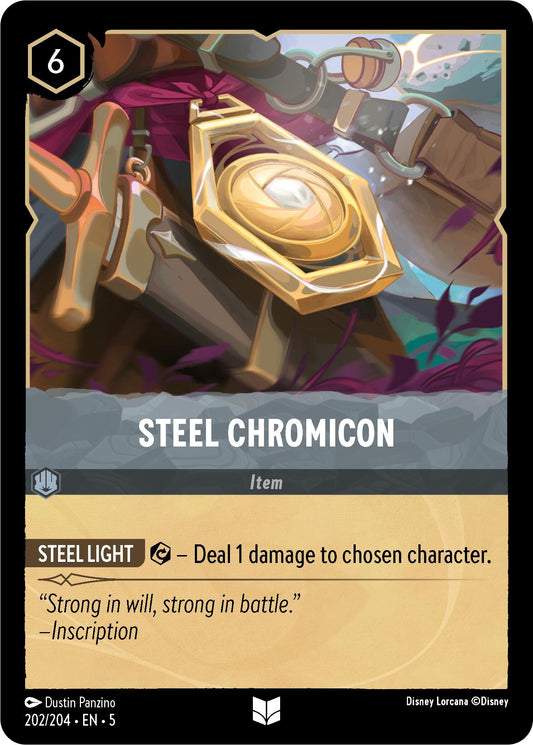 Image for Steel Chromicon (202/204) (Shimmering Skies) - Disney Lorcana