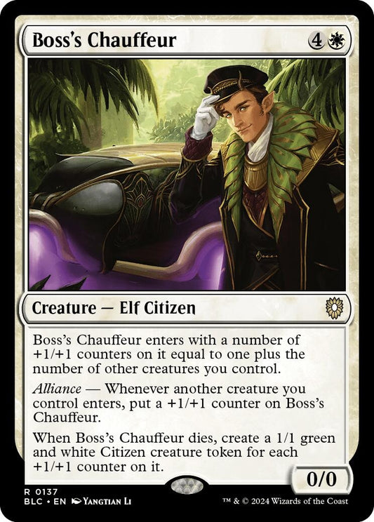 Image for Boss's Chauffeur (137) (Commander: Bloomburrow) - Magic: The Gathering