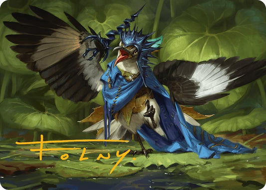 Image for Mockingbird Art Card (Gold-Stamped Signature) (9) (Art Series: Bloomburrow) - Magic: The Gathering