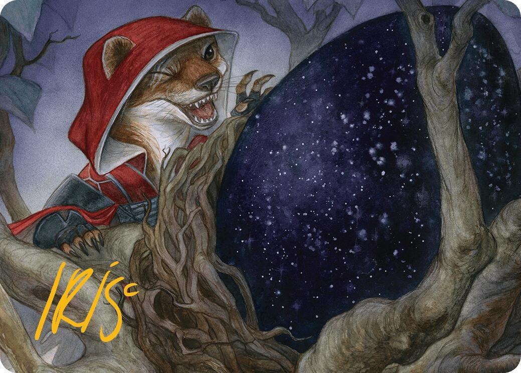 Image for Cruelclaw's Heist Art Card (Gold-Stamped Signature) (46) (Art Series: Bloomburrow) - Magic: The Gathering