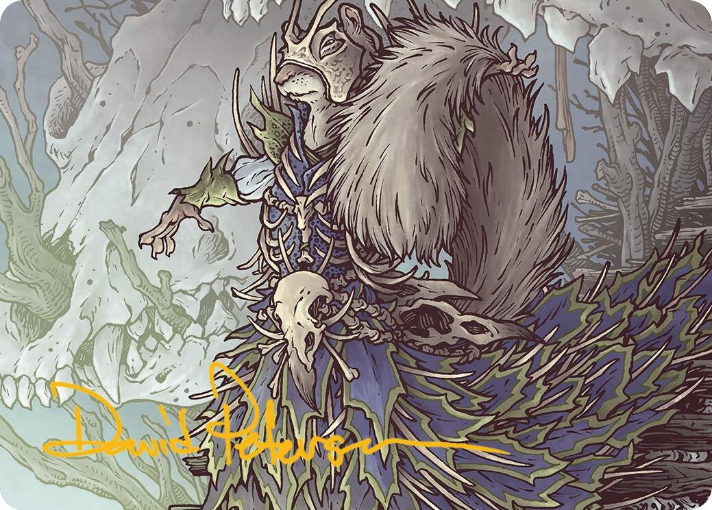 Image for Camellia, the Seedmiser Art Card (Gold-Stamped Signature) (47) (Art Series: Bloomburrow) - Magic: The Gathering
