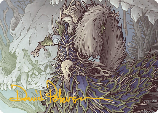 Image for Camellia, the Seedmiser Art Card (Gold-Stamped Signature) (47) (Art Series: Bloomburrow) - Magic: The Gathering