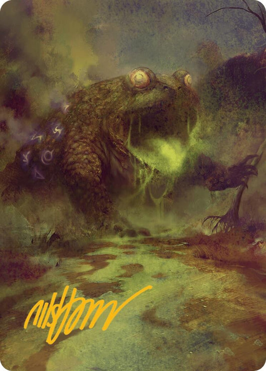 Image for The Gitrog Monster Art Card (Gold-Stamped Signature) (52) (Art Series: Bloomburrow) - Magic: The Gathering