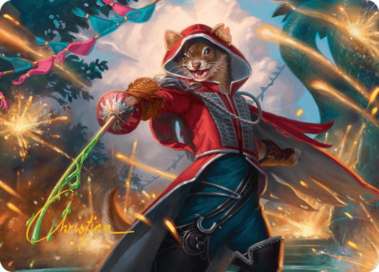 Image for The Infamous Cruelclaw Art Card (Gold-Stamped Signature) (28) (Art Series: Bloomburrow) - Magic: The Gathering