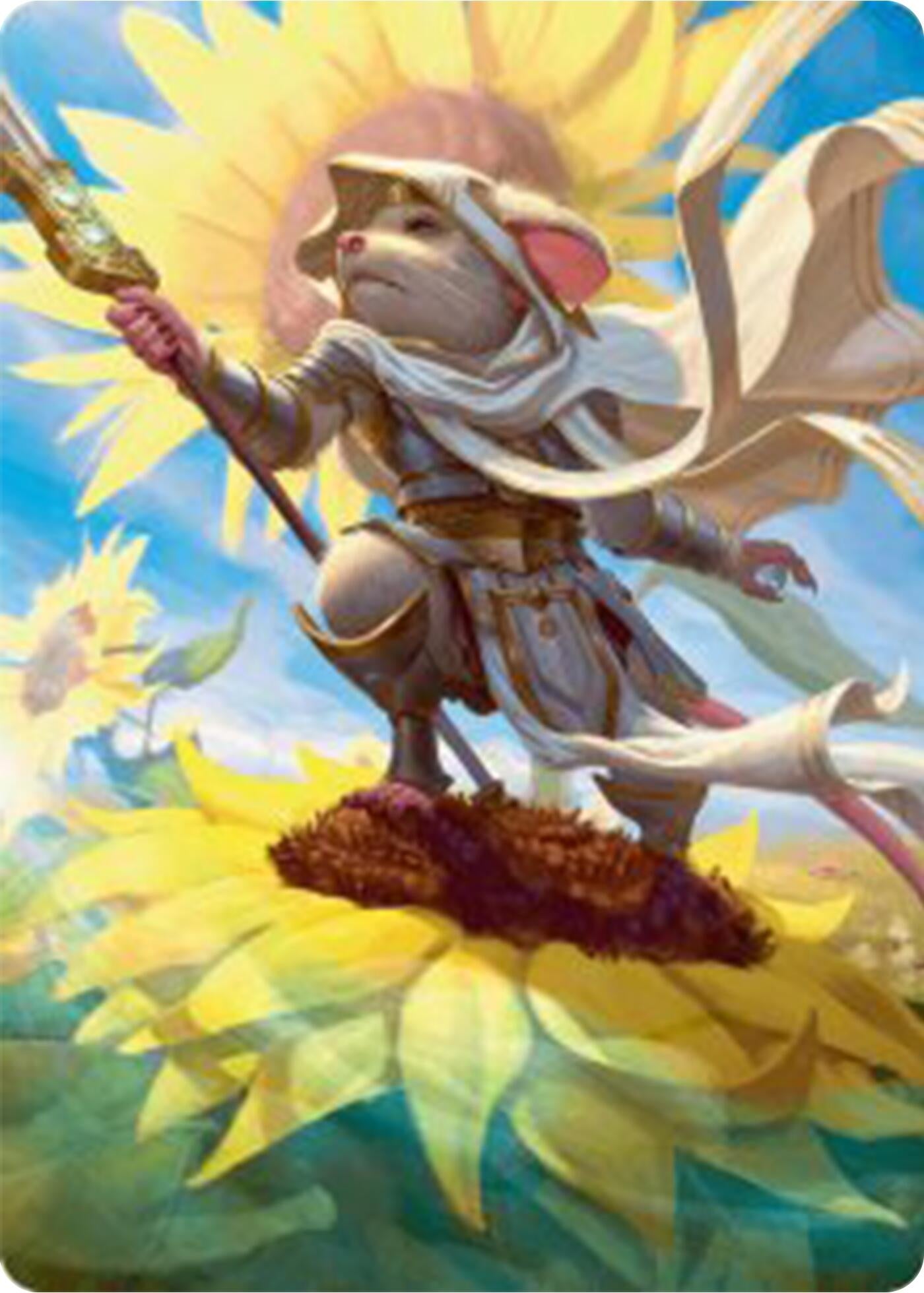 Image for Elspeth, Sun's Champion Art Card (53) (Art Series: Bloomburrow) - Magic: The Gathering